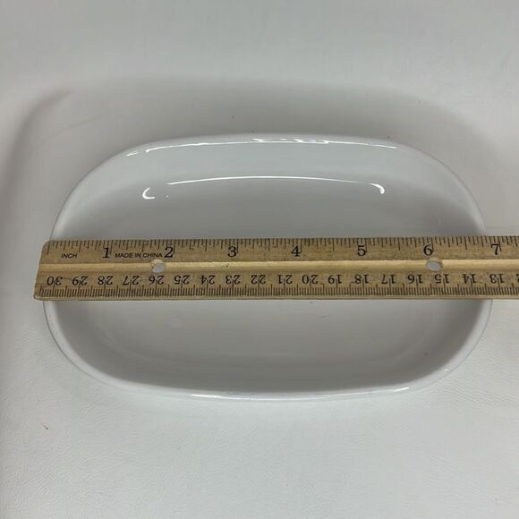 Corning Ware Sidekick 4 1/2 X 6 3/4 Inches 10 Oz Each Oven Microwave Set 2 White - Picture 6 of 9